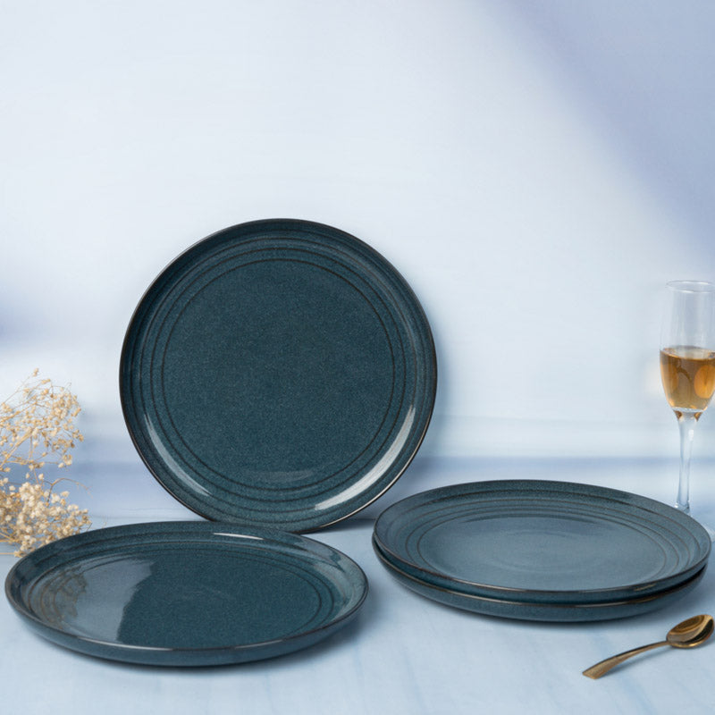 Buy Estia Dinner Plate (Saphire Blue) - Set Of Four Dinner Plate from Vaaree