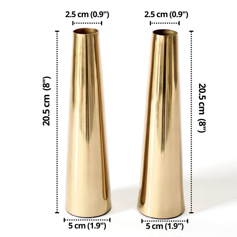 Buy Vesa Slim Vase - Set Of Two Vase from Vaaree