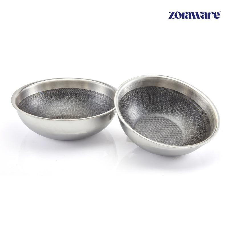 Buy Zoraware Kadhai With Lid - 2000 Ml/9.4 Inches Kadhai from Vaaree