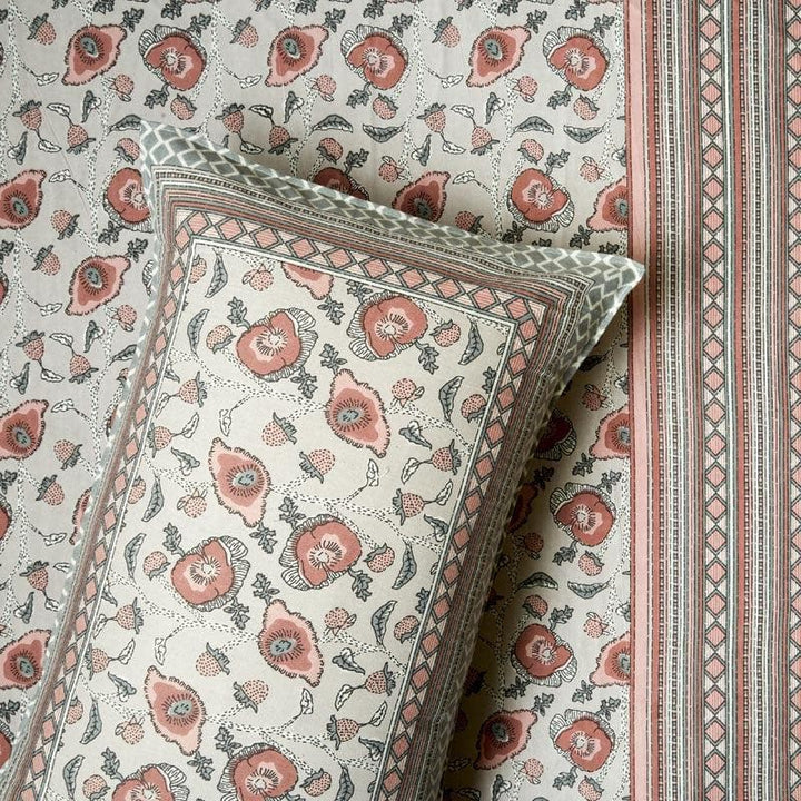 Buy Kamini Printed Bedsheet - Brown at Vaaree online | Beautiful Bedsheets to choose from
