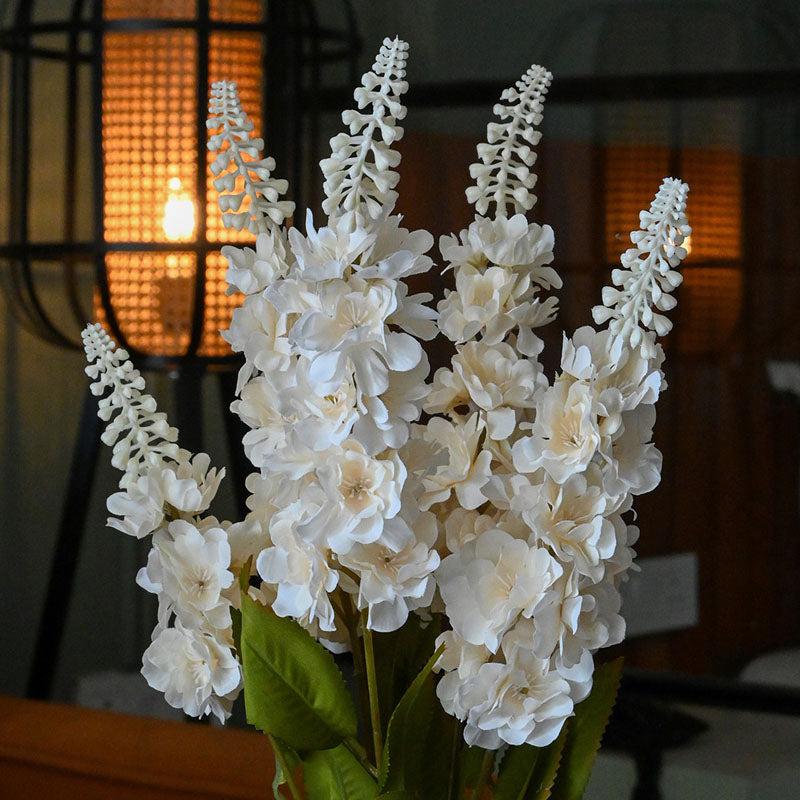 Buy Faux Everlasting Snapdragon Flower Stick - White Artificial Flowers from Vaaree