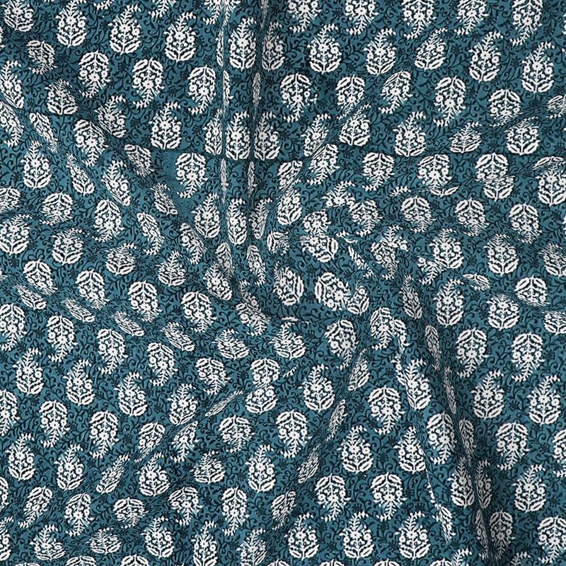 Buy Minted Blossom Ethnic Bedsheet - Green Bedsheets from Vaaree