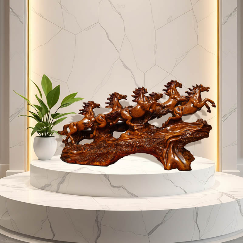 Buy Stallion Amaze Showpiece - Brown Showpieces from Vaaree