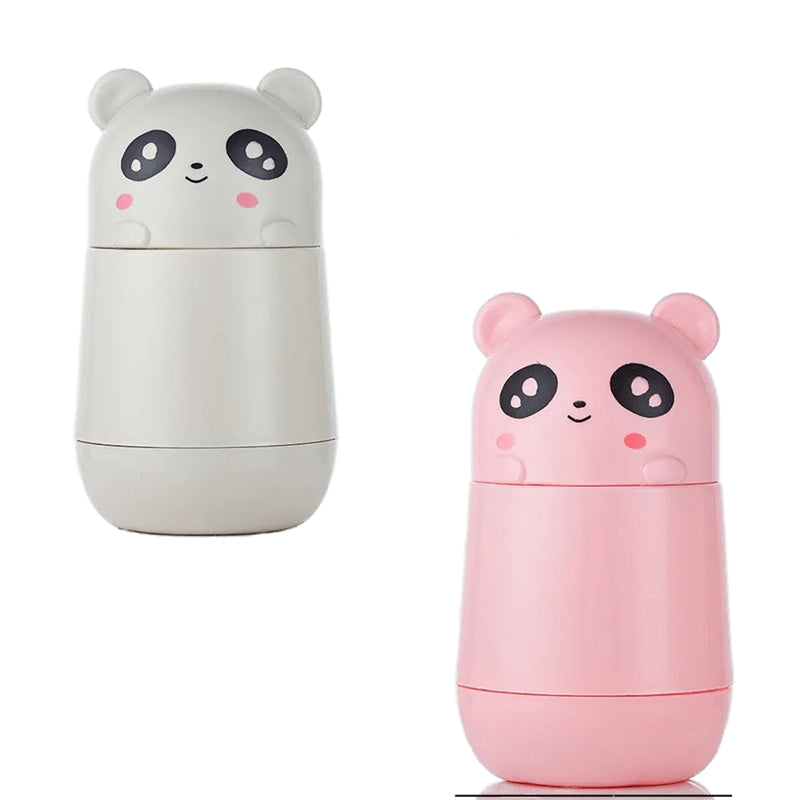 Bottle - Hydro Panda Kids 350 ML Water Bottle (Pink & Grey) - Set of Two