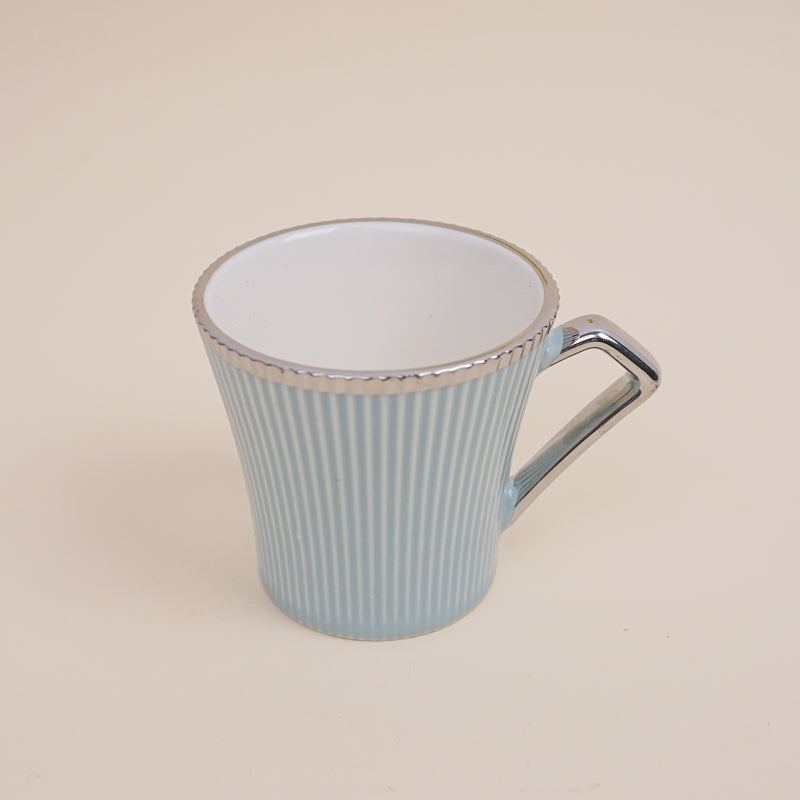 Buy Thira Blue Ceramic Cup (180 ML) - Set Of Six Mug from Vaaree