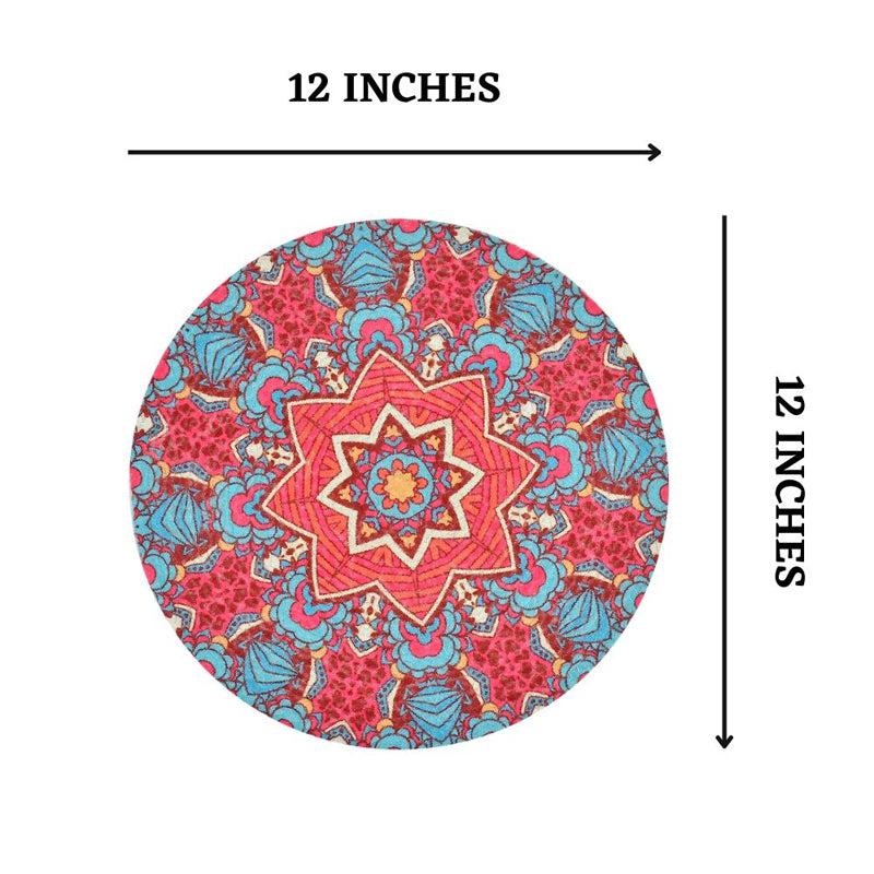 Buy Subala Round Placemat - Set Of Six Table Mats from Vaaree