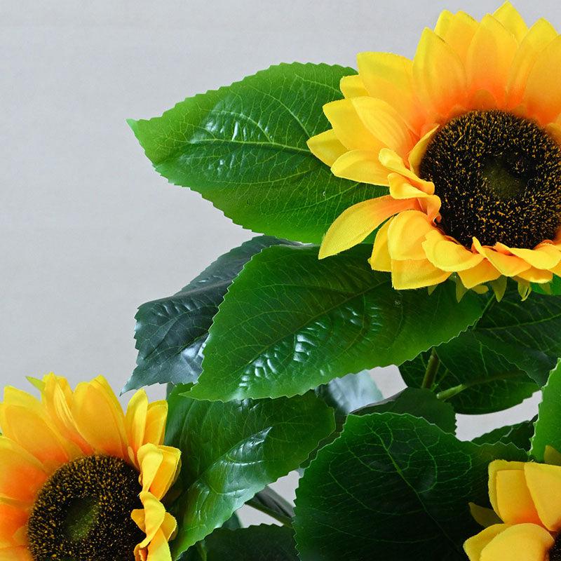 Buy Faux Everlasting Sunflower Plant With Pot - 2.5 Feet Artificial Plants from Vaaree