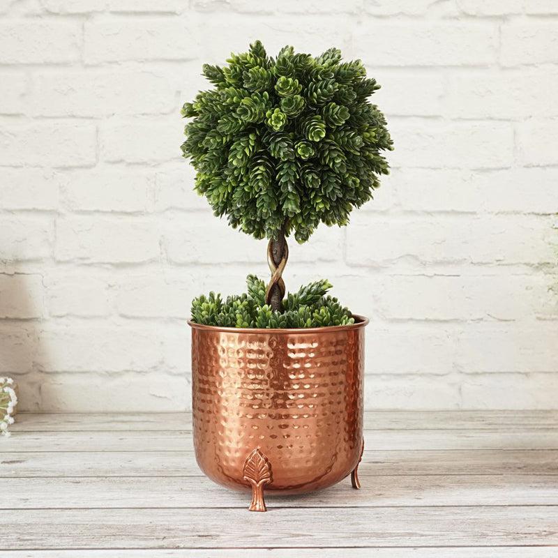 Buy Finasa Metal Hammered Planter - Copper Pots & Planters from Vaaree