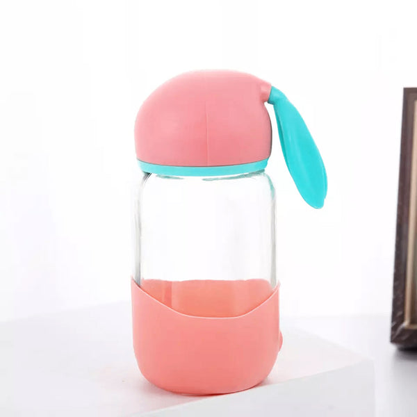 Buy Bunny Play Kids Water Bottle (340 ML) - Peach Bottle from Vaaree