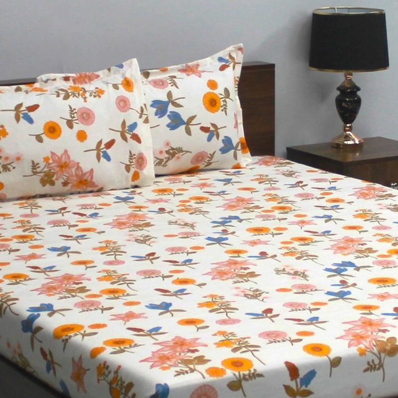 Bedsheets - Omya Floral Bedsheet