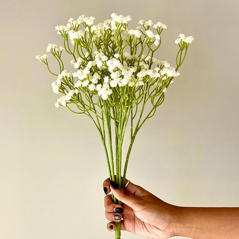 Buy Artificial Babys Breath Bunch Artificial Flowers from Vaaree