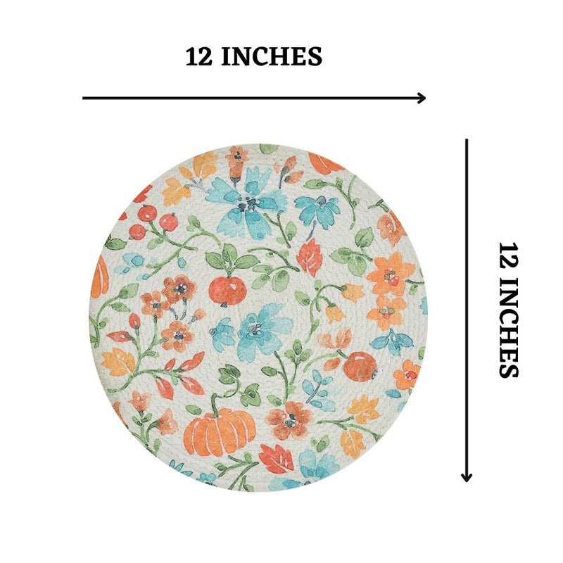 Table Mat - Nerina Round Placemat - Set Of Two