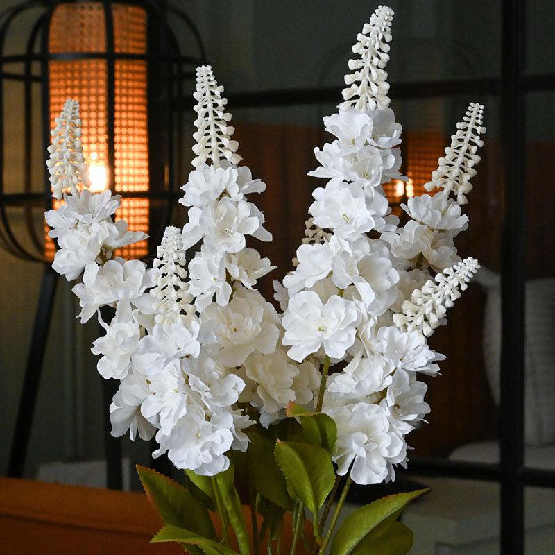 Buy Faux Everlasting Snapdragon Flower Stick - Off White Artificial Flowers from Vaaree