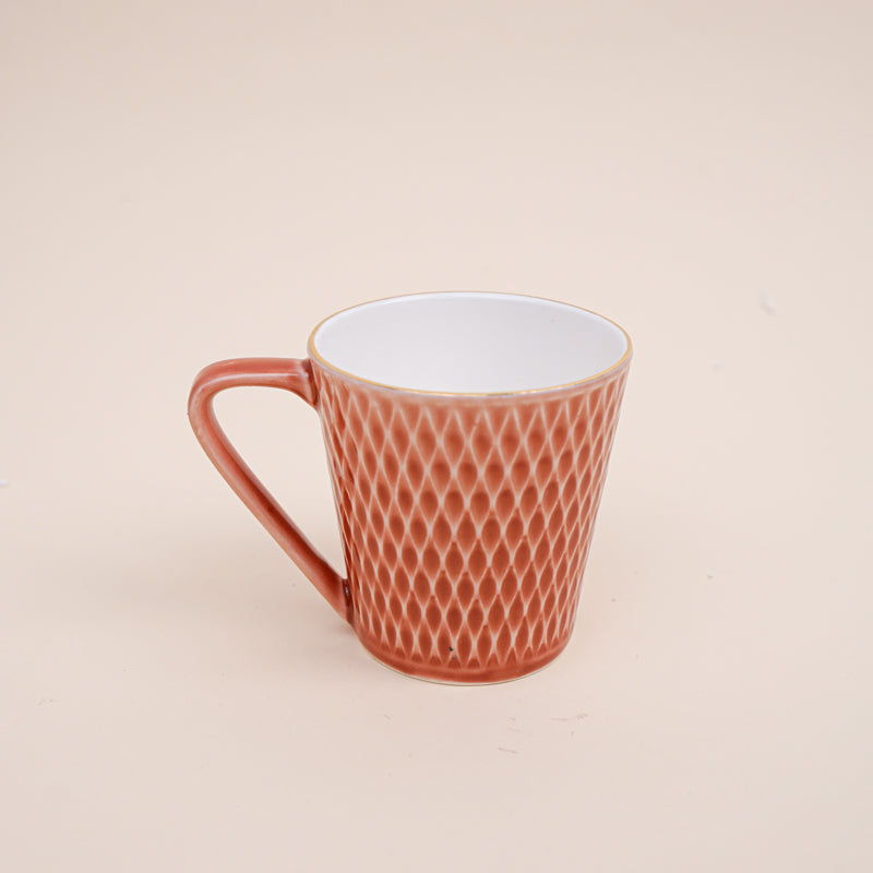 Buy Bruna Orange Cup (180 ML) - Set Of Six Mug from Vaaree