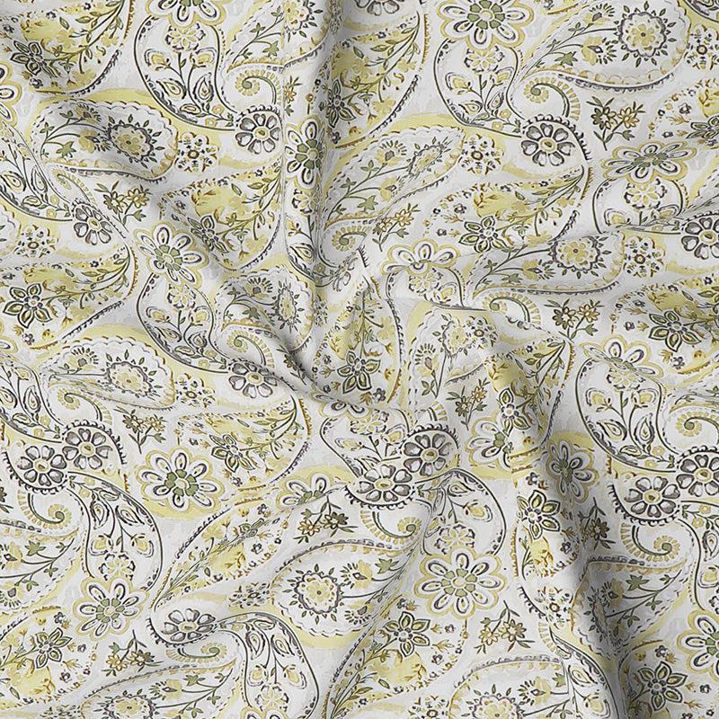 Buy Ethereal Floral Bedsheet - Cream Bedsheets from Vaaree