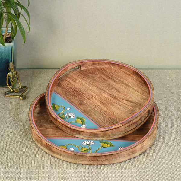 Ilan Wooden Tray - Set Of Two