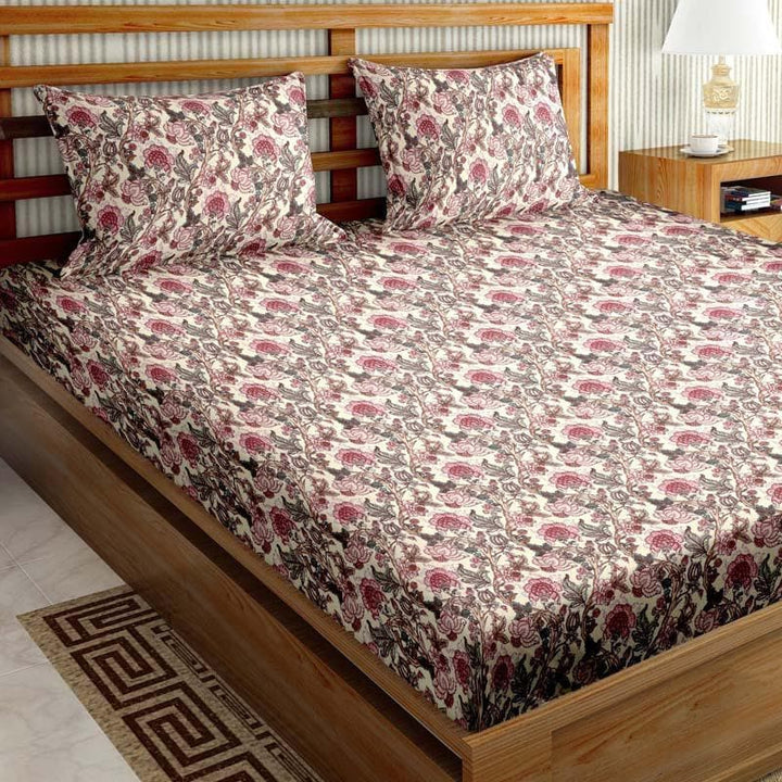 Buy Hrishika Printed Bedsheet at Vaaree online | Beautiful Bedsheets to choose from
