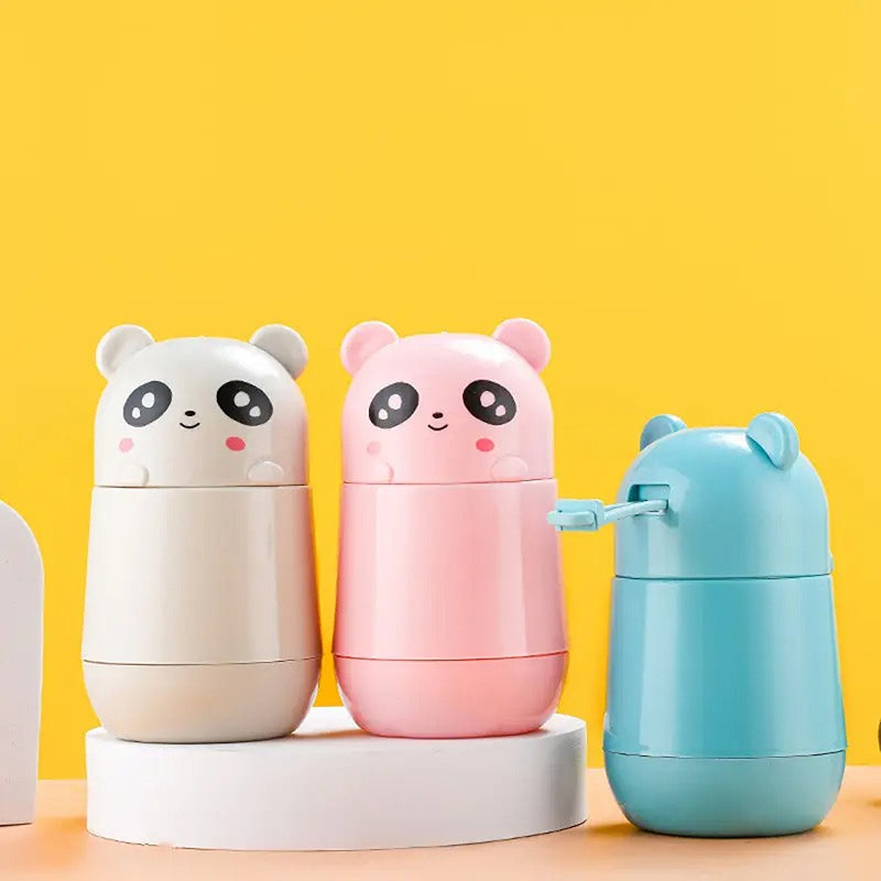 Bottle - Hydro Panda Kids 350 ML Water Bottle (Pink/Grey/Blue) - Set of Three