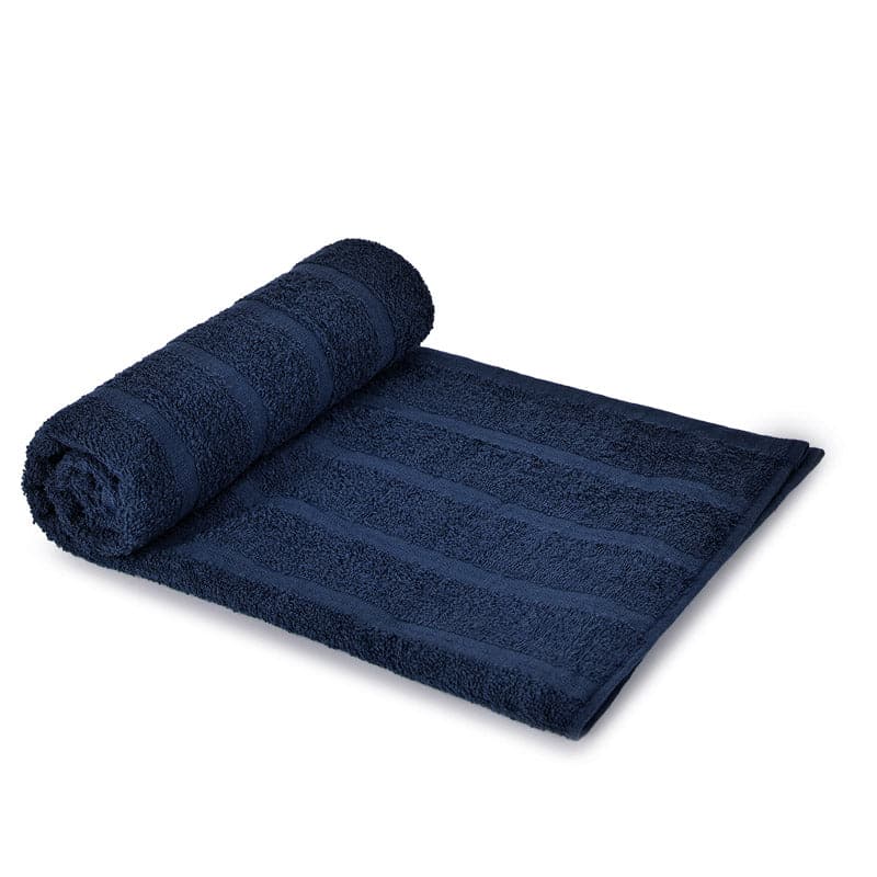 Buy Soak Sorcery Bath Towel - Dark Blue Bath Towels from Vaaree