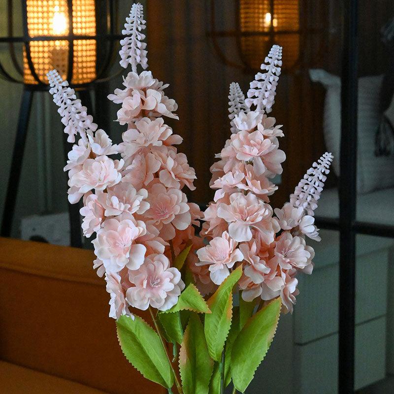 Buy Faux Everlasting Snapdragon Flower Stick - Pink Artificial Flowers from Vaaree