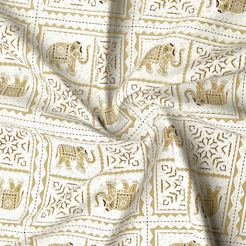 Buy Jaipur Jumbo Bedsheet - Beige Bedsheets from Vaaree