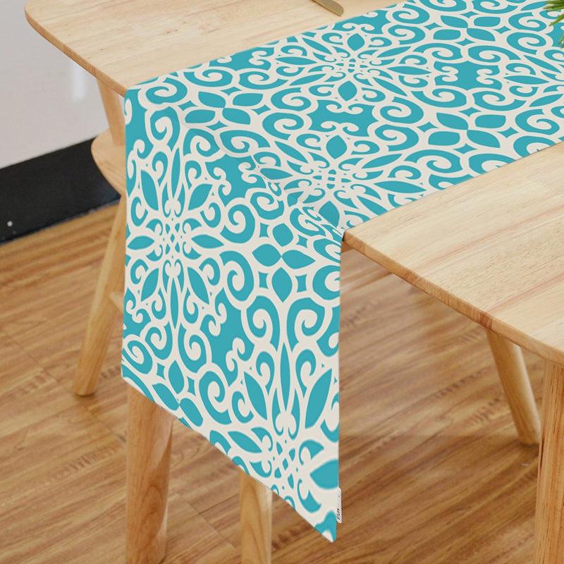 Buy Ekat Table Runner - Blue Table Runner from Vaaree