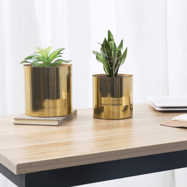 Buy Ostyna Metal Planter - Set Of Two Pots & Planters from Vaaree