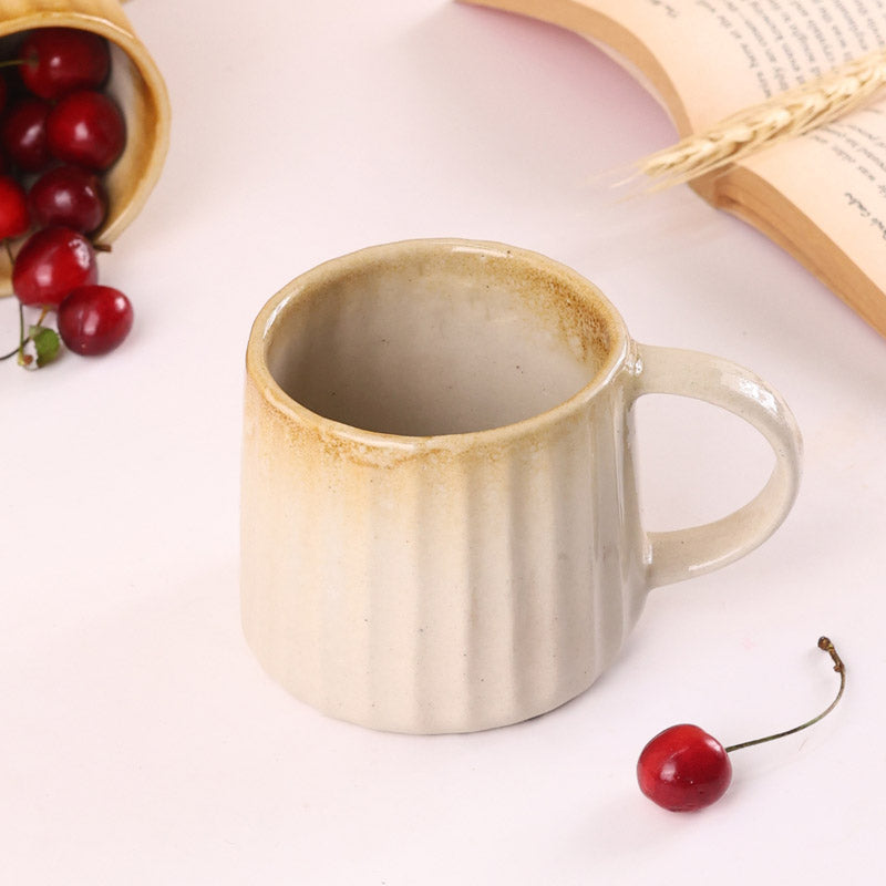 Buy Glairy Ceramic Cup (150 ML) - Set of Three Mug & Tea Cup from Vaaree