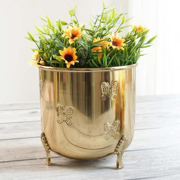 Buy Virya Metal Planter Pots & Planters from Vaaree