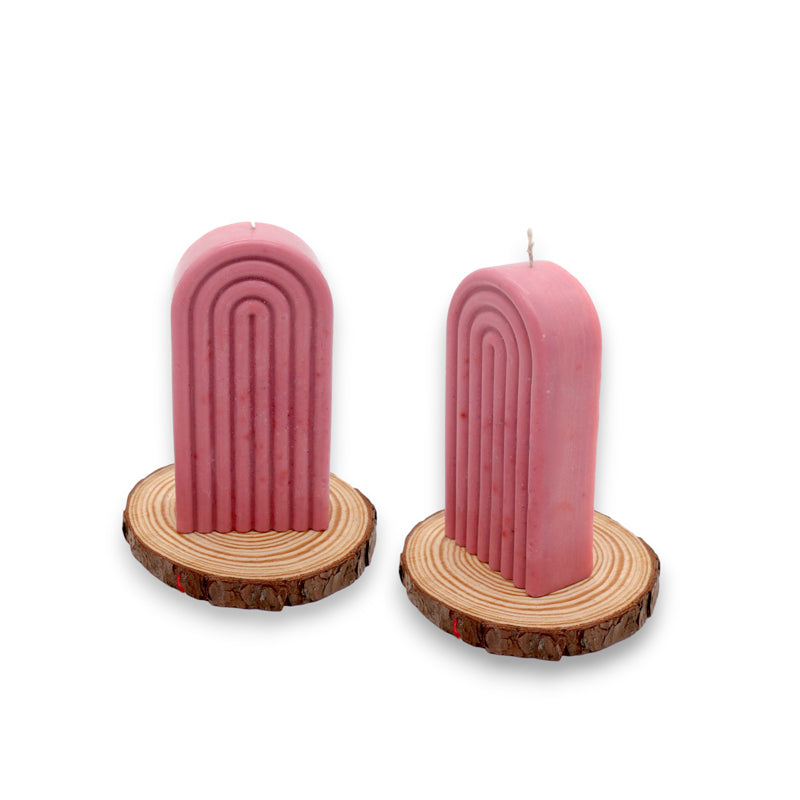 Candles - Fista Chocolate Scented Pillar Candle
