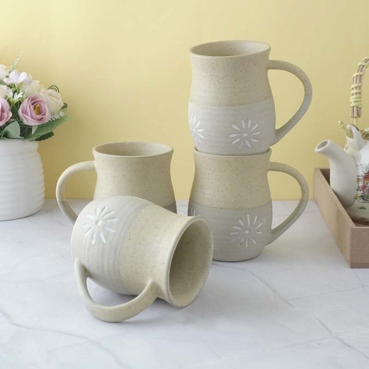 Buy Yuna Ceramic Mug (300 ML) - Set Of Four at Vaaree online | Beautiful Mug & Tea Cup to choose from