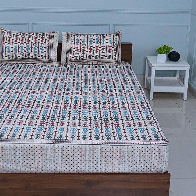 Buy Vivaan Ethnic Bedsheet Bedsheets from Vaaree