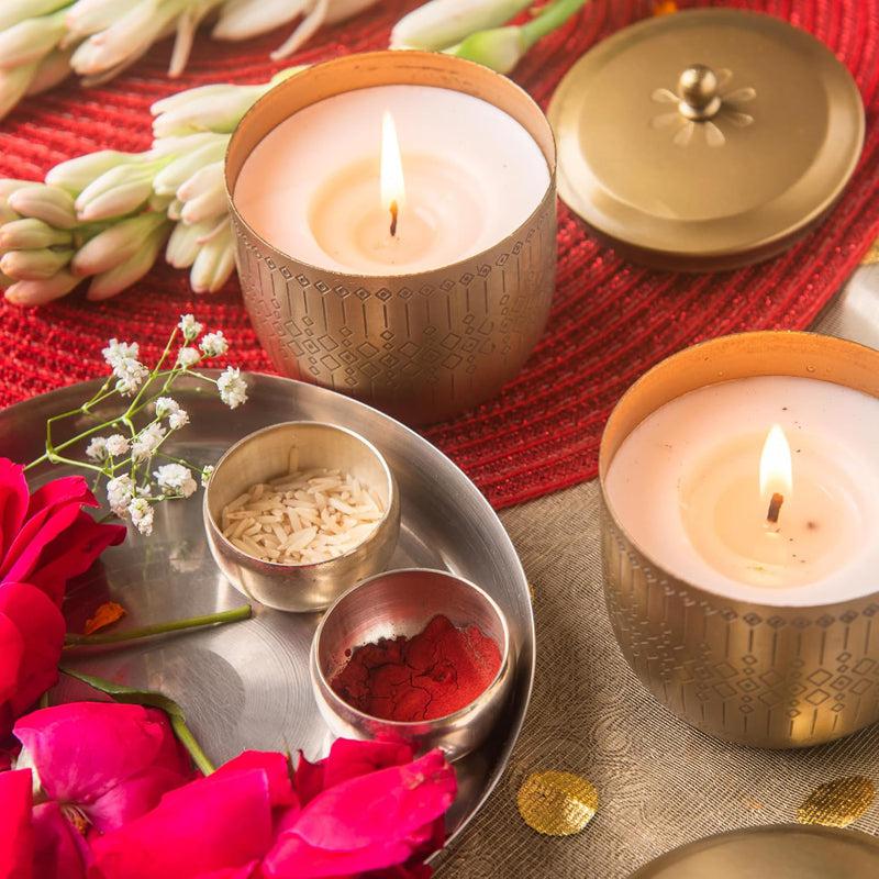 Buy Mitha Sage & Oudh Scented Candle Candles from Vaaree