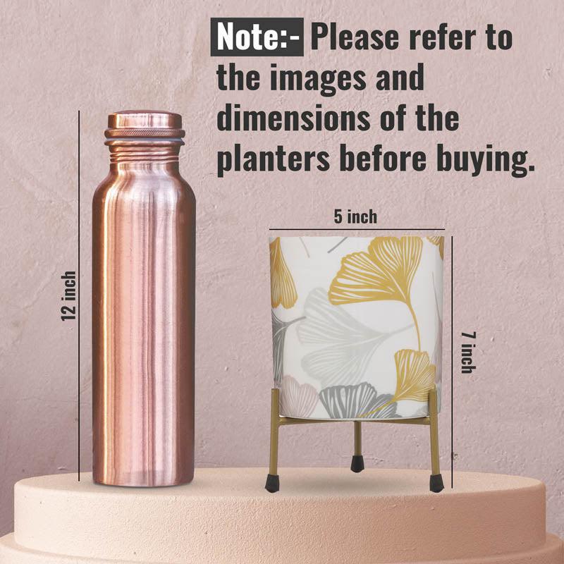 Buy Anika Flora Planter With Stand - Two Piece set Pots & Planters from Vaaree