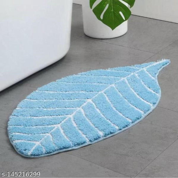 Buy Leafy Affair Bathmat - Blue Bath Mats from Vaaree