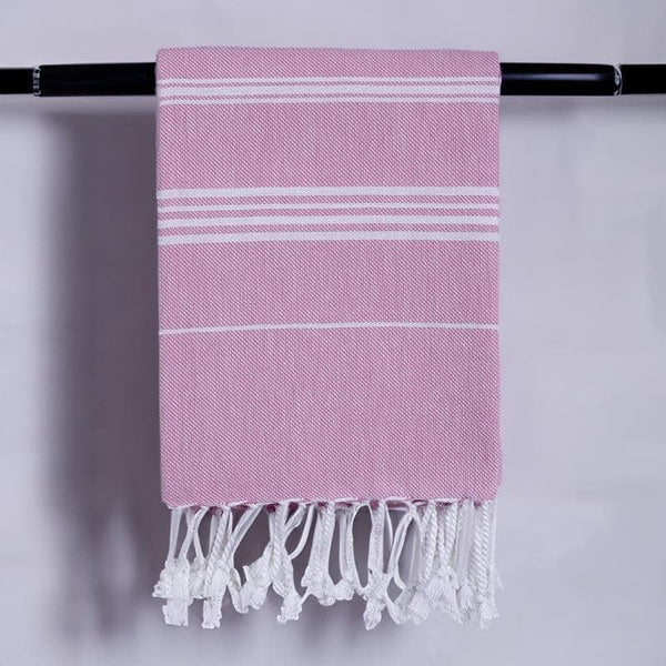 Buy Luxe Linen Bath Towel - Pink at Vaaree online | Beautiful Bath Towels to choose from