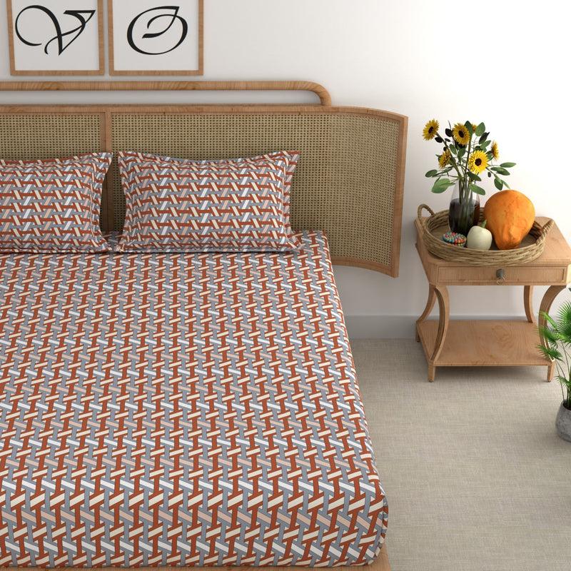 Buy Kinos Printed Bedsheet Bedsheets from Vaaree