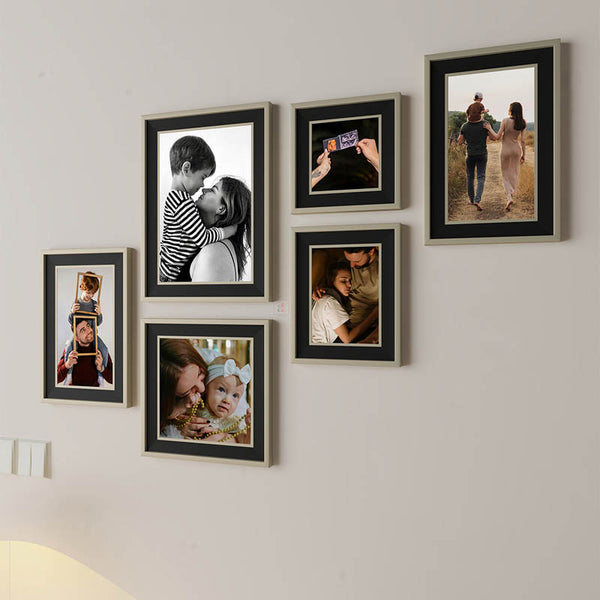 Buy Funky Fiesta Wall Photo Frame - Set Of Six Photo Frames from Vaaree