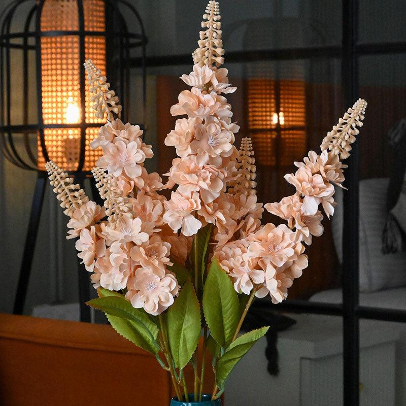 Buy Faux Everlasting Snapdragon Flower Stick - Peach Artificial Flowers from Vaaree