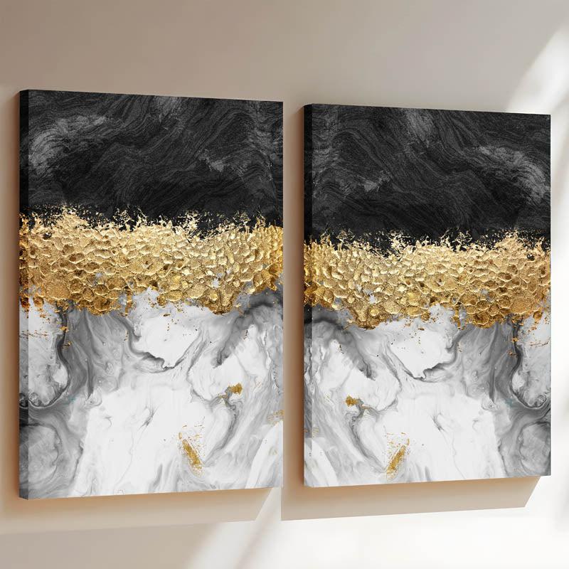 Buy Calix Wall Art - Set Of Two Wall Art & Paintings from Vaaree