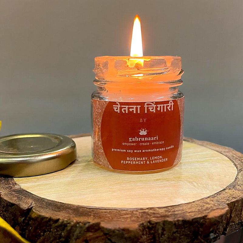 Buy Nidra Devi Lavender Scented Candle Candles from Vaaree