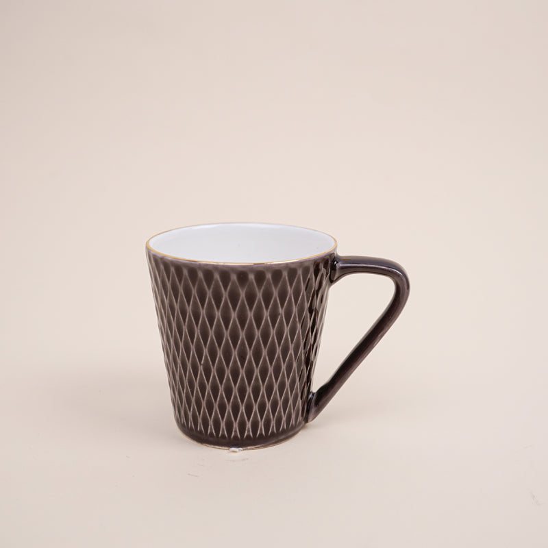 Buy Bruna Brown Cup (180 ML) - Set Of Six Mug from Vaaree