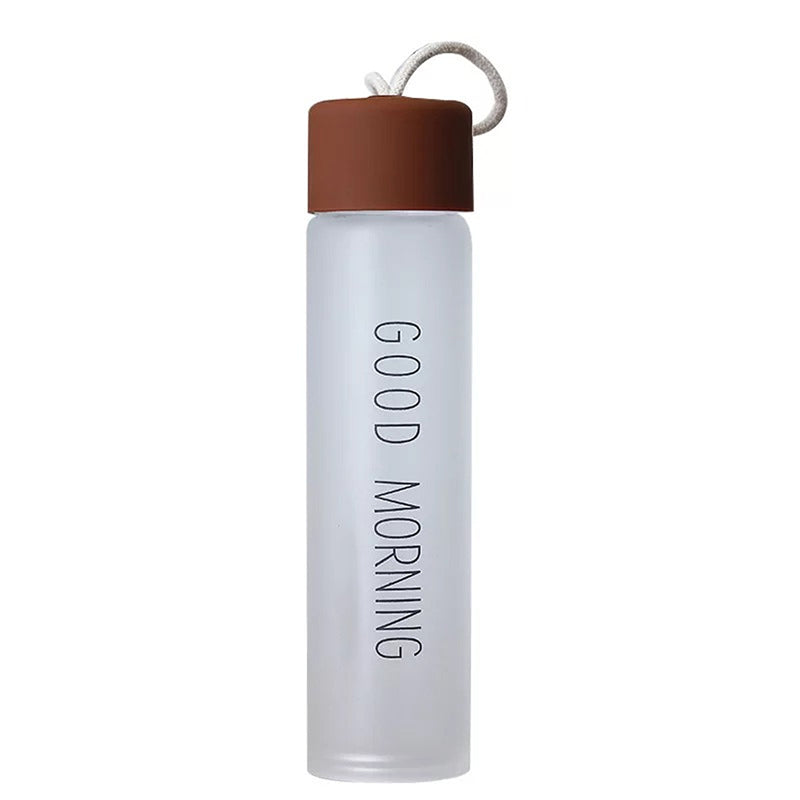 Bottle - Happy Morning Water Bottle (340 ML) - Brown