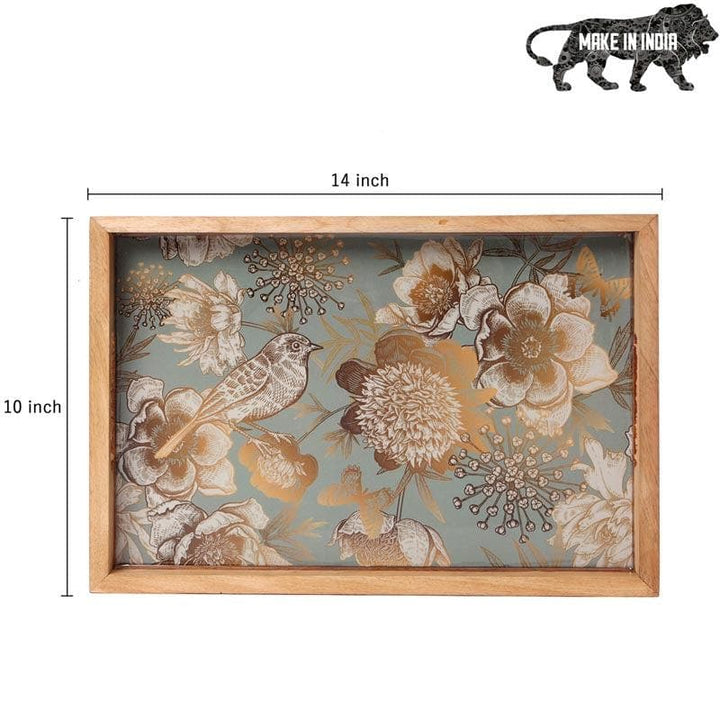 Buy Rhoda Floral Serving Tray at Vaaree online | Beautiful Serving Tray to choose from