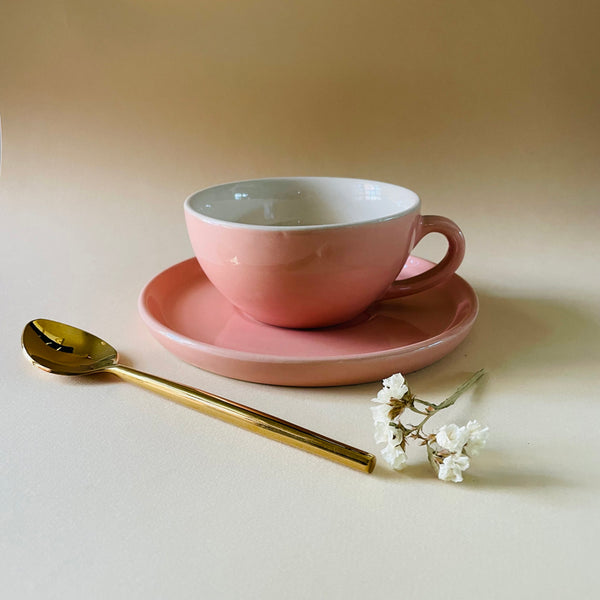 Tea Cup & Saucer - Carsten Cup & Saucer (Pink) - 300 ML