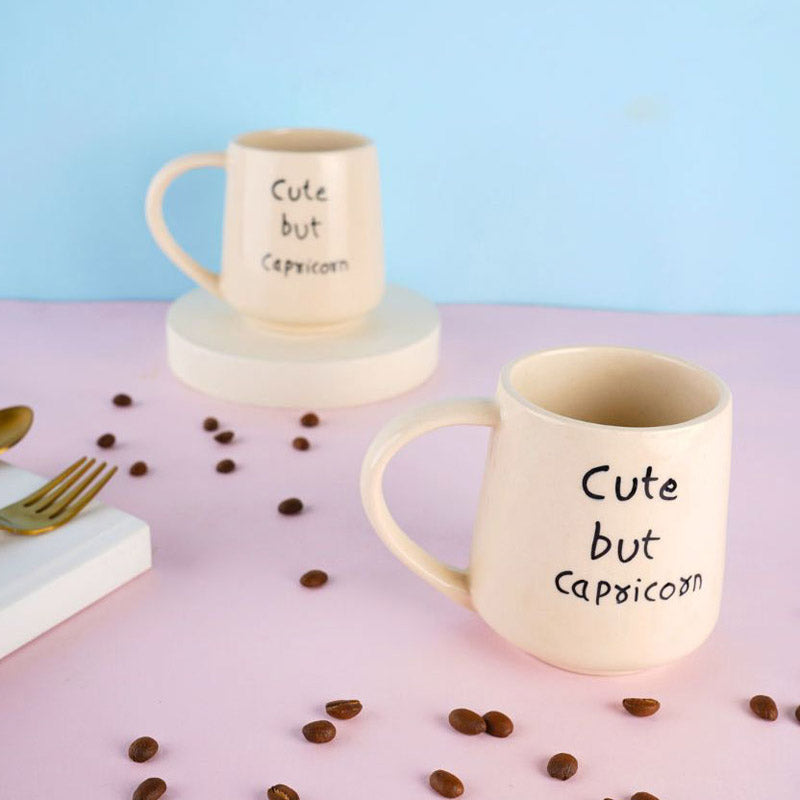 Buy Cute But Capricorn Cup - 250 ML Mug & Tea Cup from Vaaree