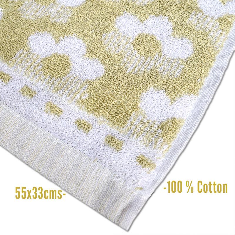 Buy Macca Hand Towel (Sky & Green) - Set Of Two Hand & Face Towels from Vaaree