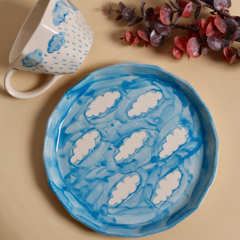 Buy Petrichor Cup & Snack Plate - Two Piece Set Tea Cup & Saucer from Vaaree