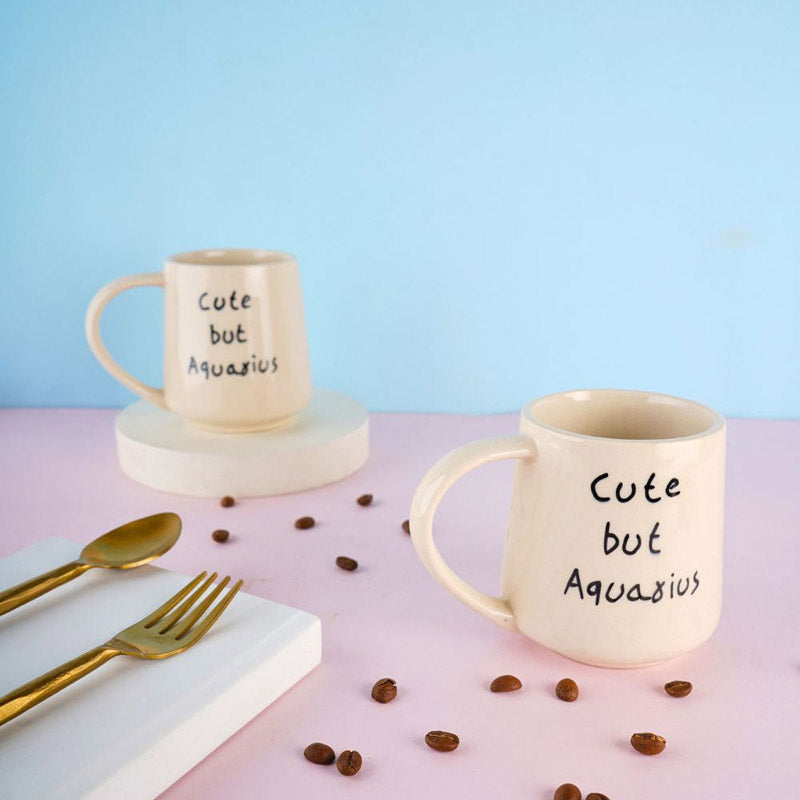 Buy Cute But Aquarius Cup - 250 ML Mug & Tea Cup from Vaaree