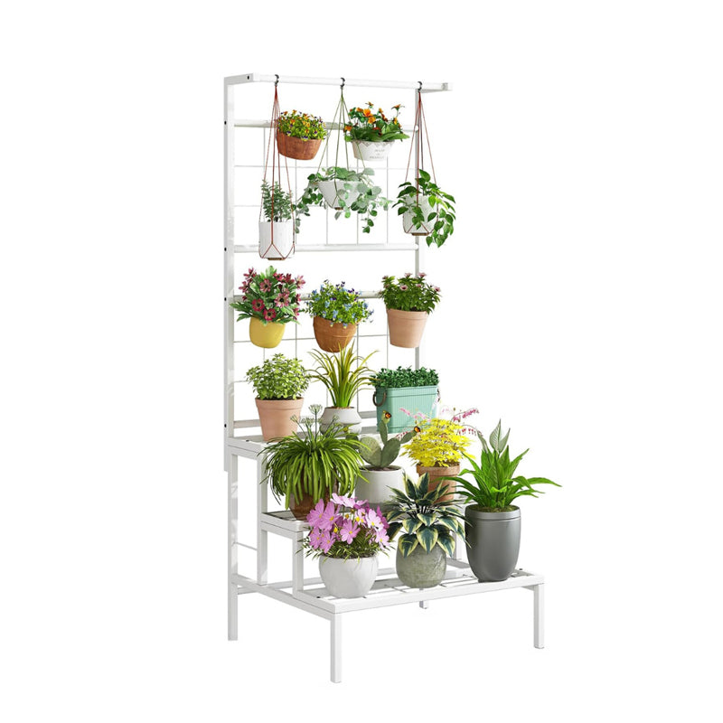 Buy Vetro Planter Stand - White Planter Stand from Vaaree